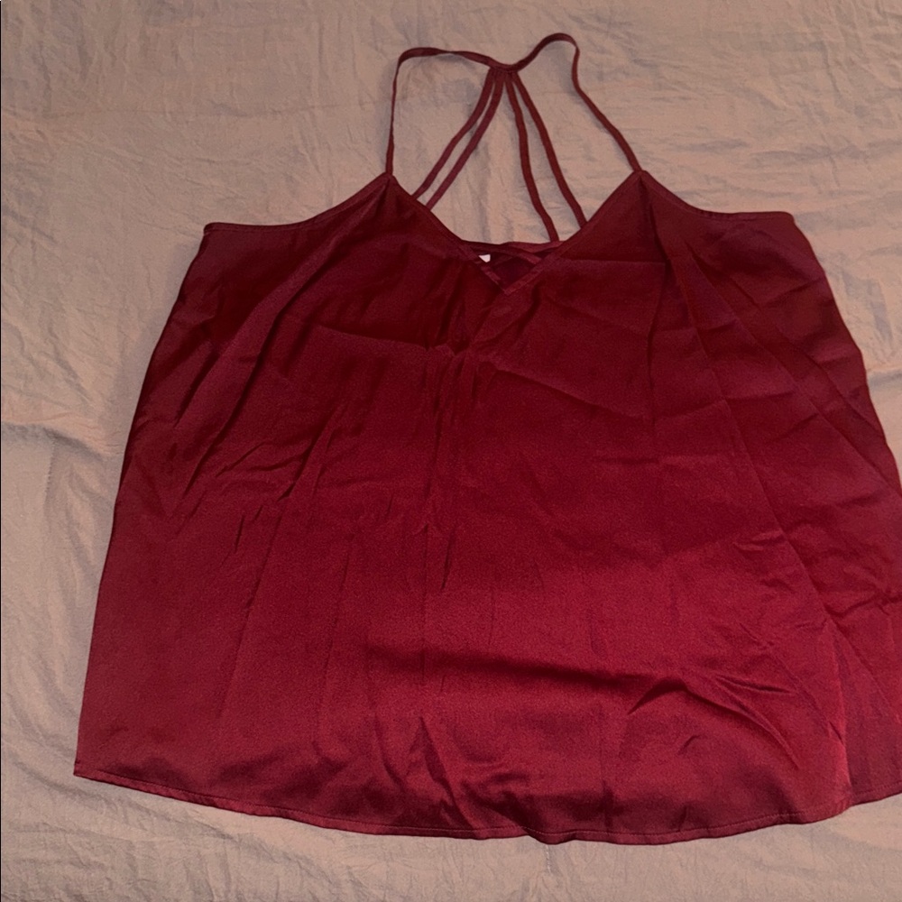 No Boundaries Maroon Camisole